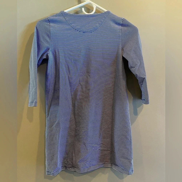 VINEYARD VINES EUC GIRLS BLUE WHITE STRIPE DRESS SUMMER DRESSES SIZE M 10 12 - Picture 6 of 6